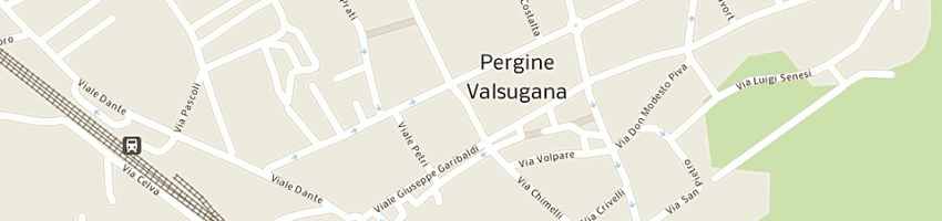 Mappa della impresa studio tecnico anesi geommauro a PERGINE VALSUGANA