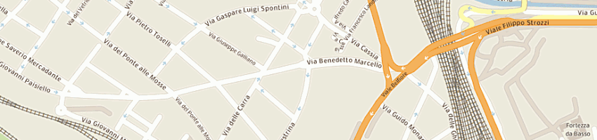 Mappa della impresa bar olimpia di lazzerini paola a FIRENZE