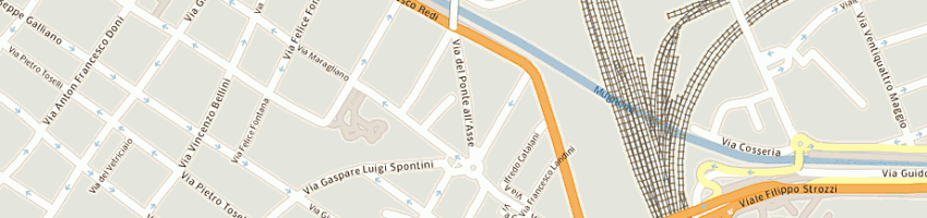 Mappa della impresa toscottica di naldi stefano e c snc a FIRENZE