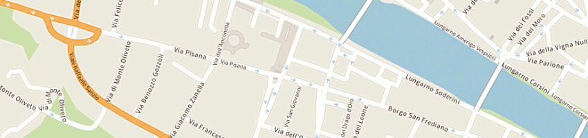 Mappa della impresa blue mobile spa a FIRENZE