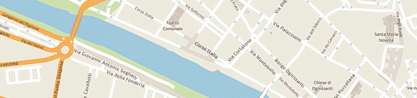 Mappa della impresa campedelli riccardo a FIRENZE