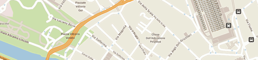 Mappa della impresa dei metella a FIRENZE