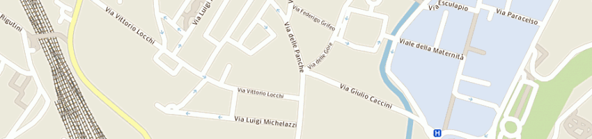 Mappa della impresa poste italiane spa a FIRENZE