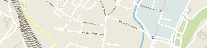 Mappa della impresa locchi travel srl a FIRENZE