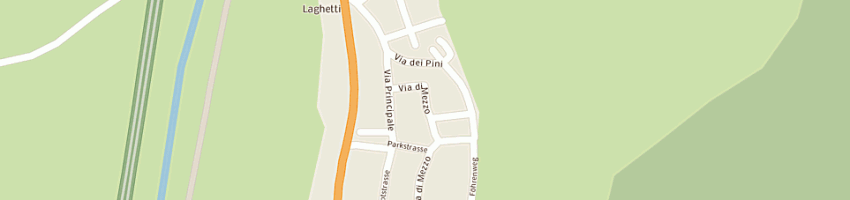 Mappa della impresa vigili del fuoco volontari laghetti a EGNA