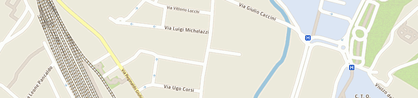 Mappa della impresa pizza taxi srl a FIRENZE