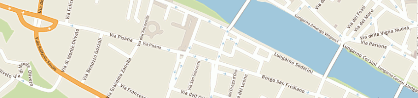 Mappa della impresa marini andrea a FIRENZE
