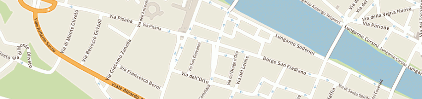 Mappa della impresa ricevitoria san frediano di claudio cencetti a FIRENZE