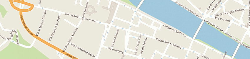 Mappa della impresa oke caffe' di checcucci stefania e simone snc a FIRENZE
