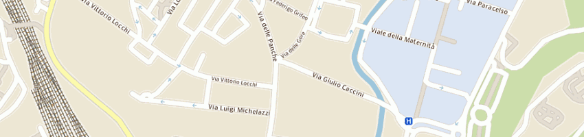 Mappa della impresa libreria medica universitaria a FIRENZE