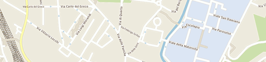 Mappa della impresa trattoria pinco pallino a FIRENZE