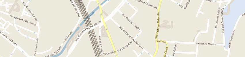 Mappa della impresa pizzeria dalmazia snc a FIRENZE