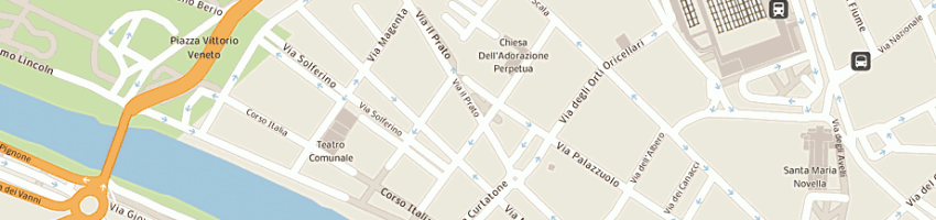 Mappa della impresa portera fabio a FIRENZE