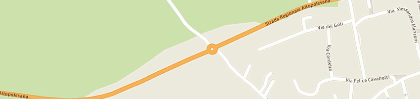 Mappa della impresa gardini fausto a BERGANTINO