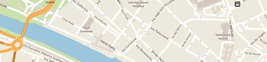 Mappa della impresa lavanderia sandra a FIRENZE