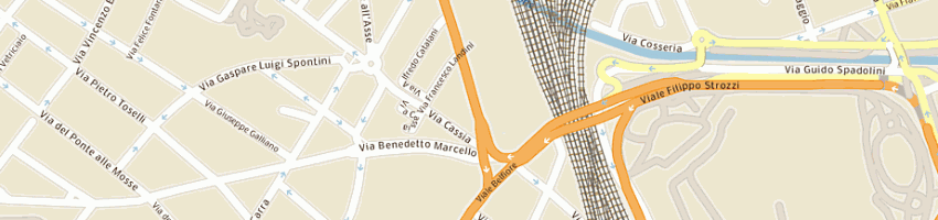 Mappa della impresa studio associato comm dott fico e dott frazzi a FIRENZE