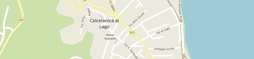 Mappa della impresa officina giacomini (snc) a CALCERANICA AL LAGO