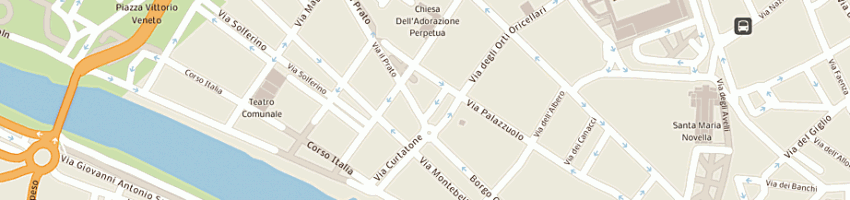 Mappa della impresa cosi lorenzo a FIRENZE