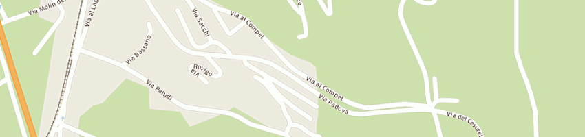 Mappa della impresa bombasaro paolo a PERGINE VALSUGANA