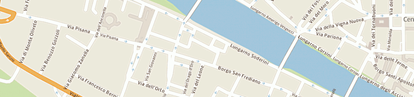 Mappa della impresa enoteca pane e vino di pierazzuoli gilberto e ubaldo snc a FIRENZE