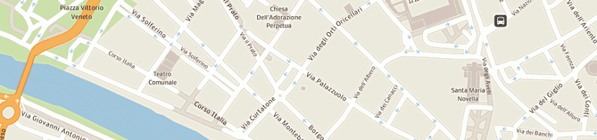 Mappa della impresa caffe' palazzuolo a FIRENZE