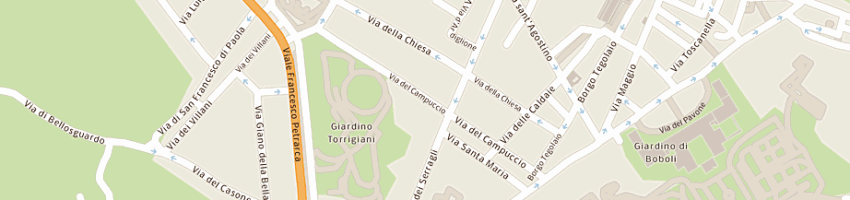 Mappa della impresa parrocchia di san felice in piazza a firenze a FIRENZE