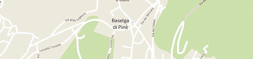 Mappa della impresa provincia autonoma di trento a BASELGA DI PINE 