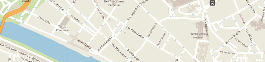 Mappa della impresa parissi franco a FIRENZE