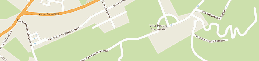 Mappa della impresa casa di cura la veranella a FIRENZE