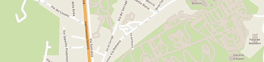 Mappa della impresa macelleria carmagnini srl a FIRENZE