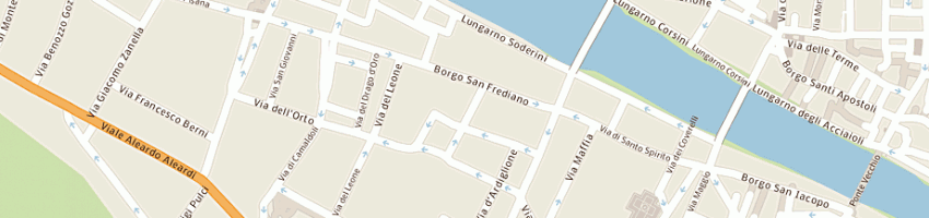 Mappa della impresa dainelli renato a FIRENZE