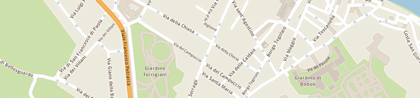 Mappa della impresa oltrarno immobiliare (srl) a FIRENZE