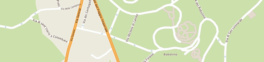 Mappa della impresa residence i colli a FIRENZE