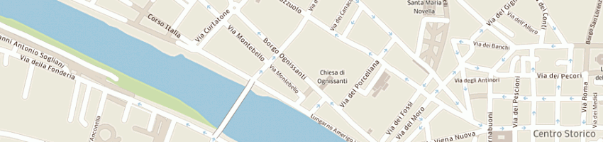 Mappa della impresa pellicceria gioielleria marilly vivace srl a FIRENZE