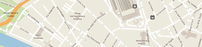 Mappa della impresa uffici giudiziari procura repubblica presso tribunale per i minorenni a FIRENZE