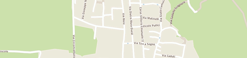 Mappa della impresa carabinieri a SOAVE