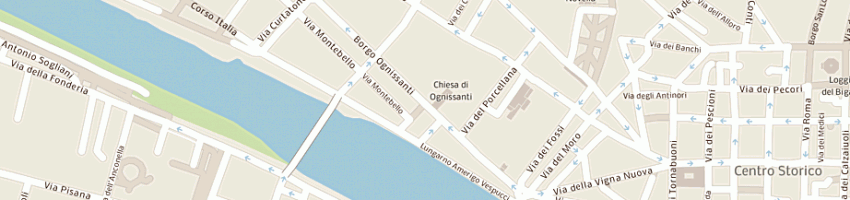 Mappa della impresa foto pollazzi goffredo a FIRENZE