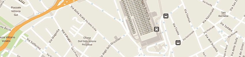 Mappa della impresa santini confezioni srl a FIRENZE