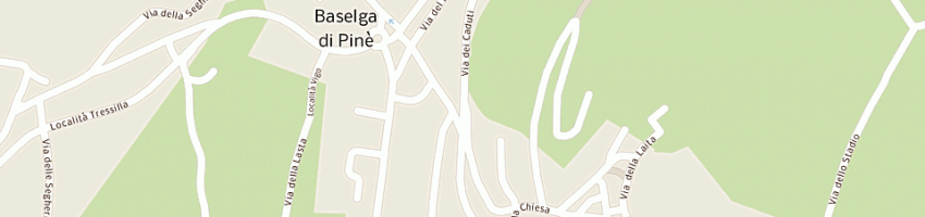 Mappa della impresa salone dimensione donna di sighel ornella a BASELGA DI PINE 