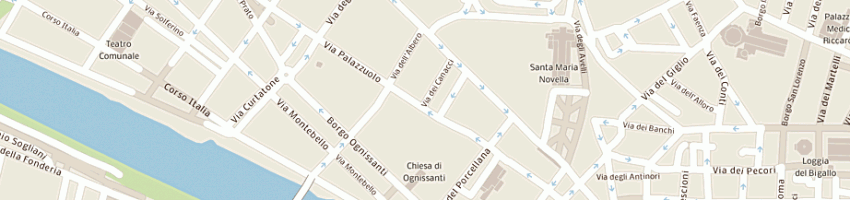Mappa della impresa martinelli augusto, romolo e amato snc a FIRENZE