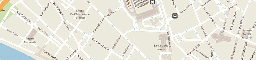 Mappa della impresa bar bastianini luana a FIRENZE