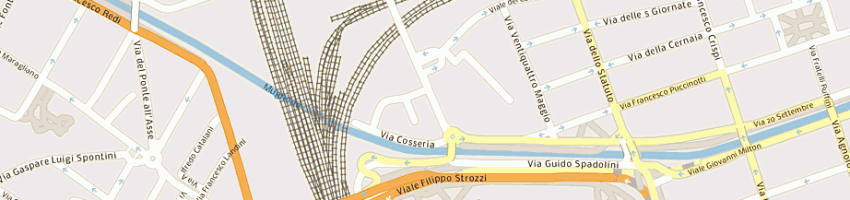 Mappa della impresa pagni fulvia a FIRENZE