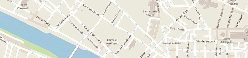 Mappa della impresa matteoli daniele a FIRENZE