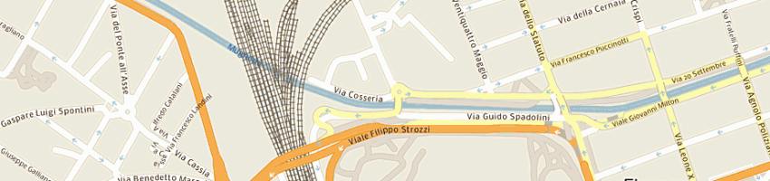Mappa della impresa lenzi alessandro a FIRENZE