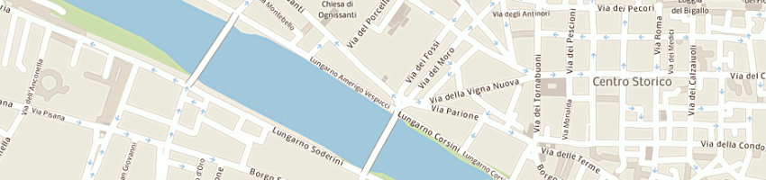 Mappa della impresa albergo grand hotel a FIRENZE