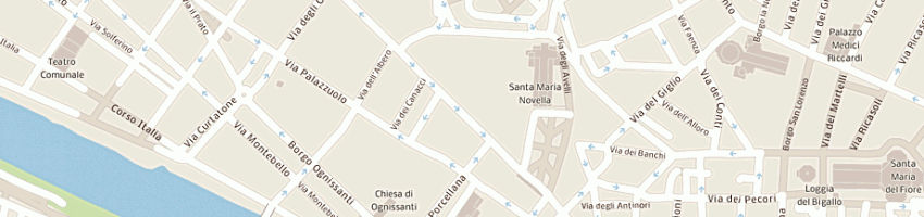 Mappa della impresa tintoria serena a FIRENZE