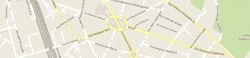 Mappa della impresa i fiori profumerie sas di donati a FIRENZE