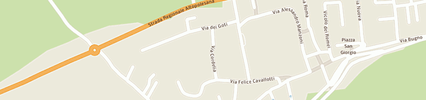 Mappa della impresa montagnini aldo a BERGANTINO