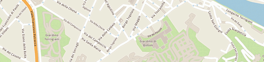 Mappa della impresa il cartiglio snc a FIRENZE