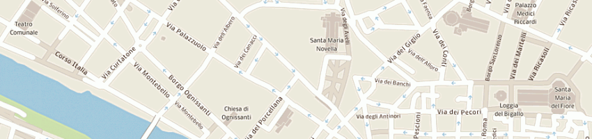 Mappa della impresa albergo hotel aprile a FIRENZE